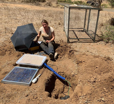 Paula Koelemeijer at the Mpala Research Centre (Nanyuki), Kenya.