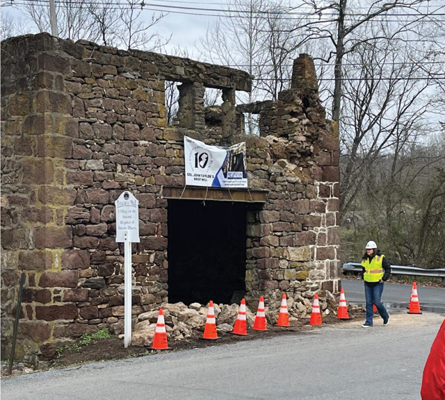 Photo of Taylor’s Mill after the 5 April 2024 earthquake.