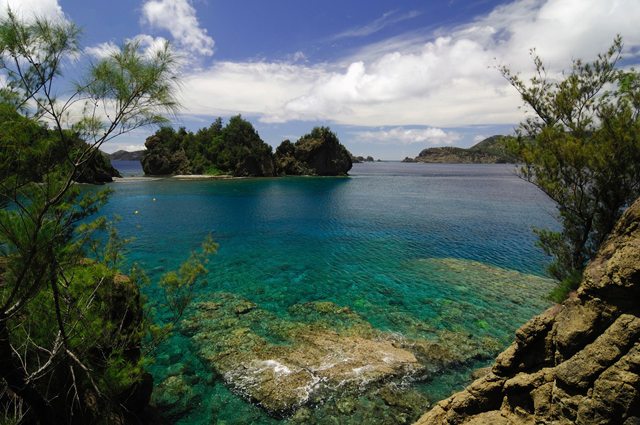 Miyanohama Beach in the Bonin Islands.