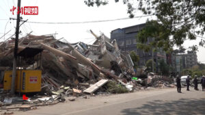 Earthquake damage in Mandalay. | China News Service/ Wikimedia Common