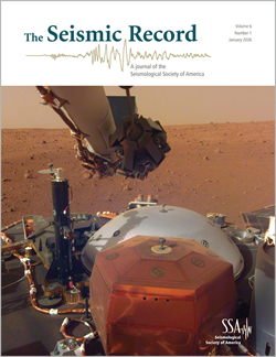 The Seismic Record 6-1 cover